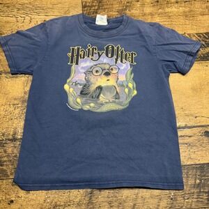 Hairy Otter T-Shirt Carmel California AK Serigraph‎ Youth Size M/M (10/12)